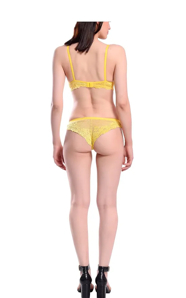 Yellow_Lingerie_Set_for_Women_|_Non_Padded