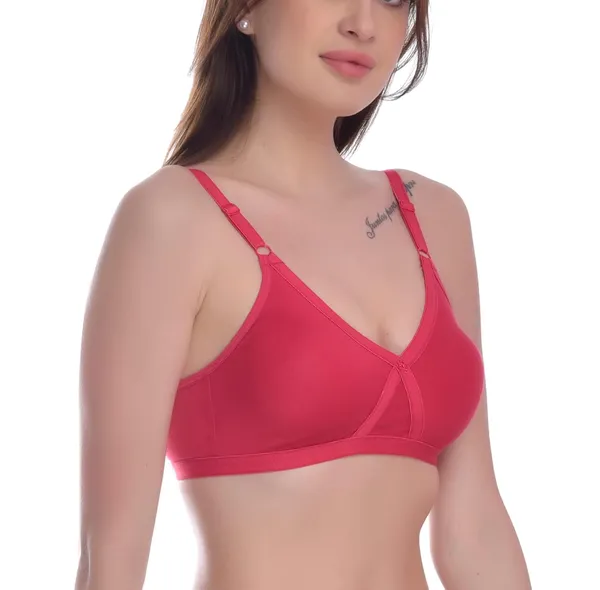 Pink_T-Shirt_Bra_for_Women_|_Non-Padded_and_Cotton_Hosiery