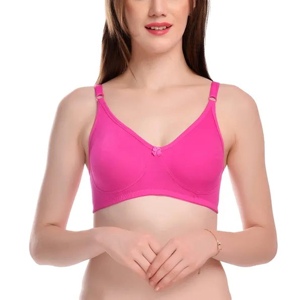 Pack_of_3_|_Multicolor_T-Shirt_Bra_for_Women_|_Non-Padded_and_Cotton_Hosiery
