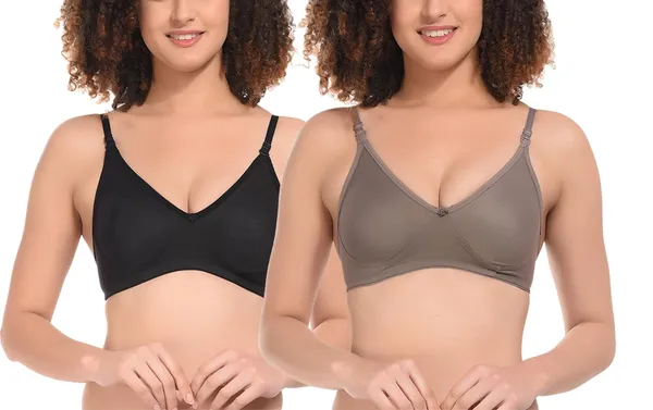 Pack_of_2_|_Black_T-Shirt_Bra_for_Women_|_Non-Padded_and_Cotton_Hosiery