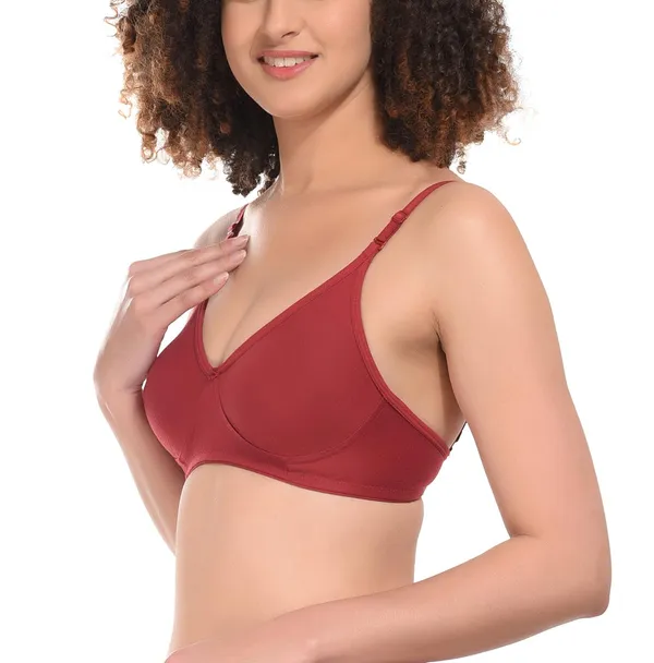 Pack_of_2_|_Black_T-Shirt_Bra_for_Women_|_Non-Padded_and_Cotton_Hosiery