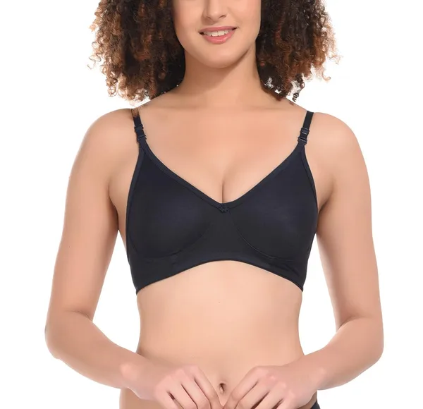 Pack_of_2_|_Brown_T-Shirt_Bra_for_Women_|_Non-Padded_and_Cotton_Hosiery