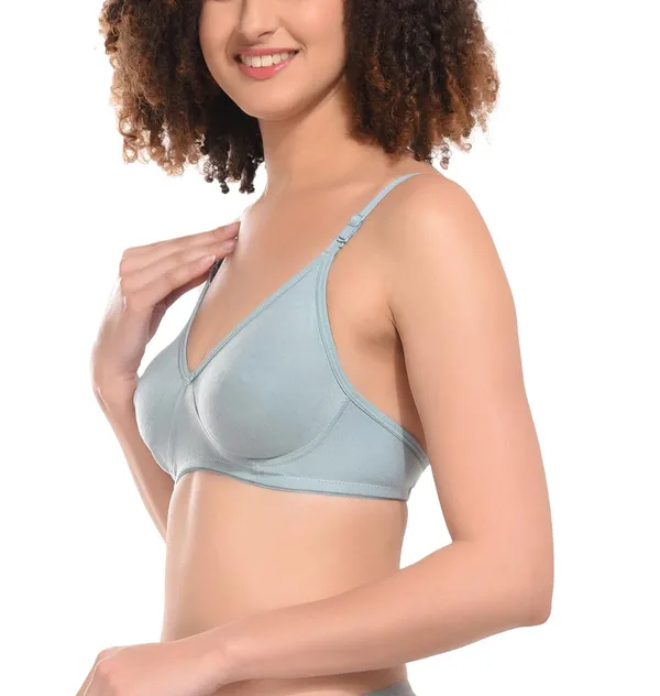 Pack_of_2_|_Sea_Green_&_Maroon_T-Shirt_Bra_for_Women_|_Non-Padded_and_Cotton_Hosiery