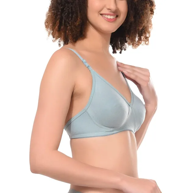 Pack_of_2_|_Sea_Green_&_Maroon_T-Shirt_Bra_for_Women_|_Non-Padded_and_Cotton_Hosiery