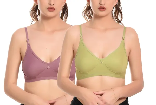 Pack_of_2_|_Mauve_T-Shirt_Bra_for_Women_|_Non-Padded_and_Cotton_Hosiery