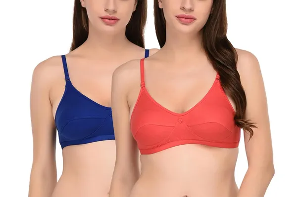 Pack_of_2_|_Blue_T-Shirt_Bra_for_Women_|_Non-Padded_and_Cotton_Hosiery