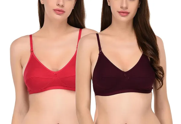 Pack_of_2_|_Purple_T-Shirt_Bra_for_Women_|_Non-Padded_and_Cotton_Hosiery