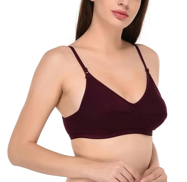 Pack_of_2_|_Purple_T-Shirt_Bra_for_Women_|_Non-Padded_and_Cotton_Hosiery