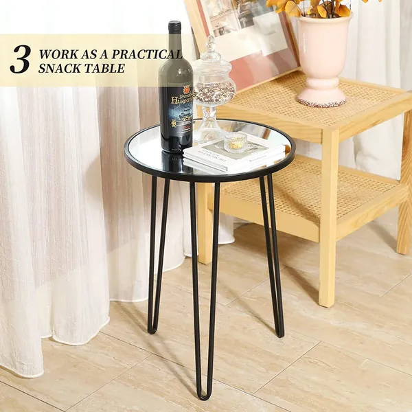 Silver_modern_home_decor_small_accent_table._Easy-to-assemble_gold_bedside_table_or_small_glass_table_in_black.