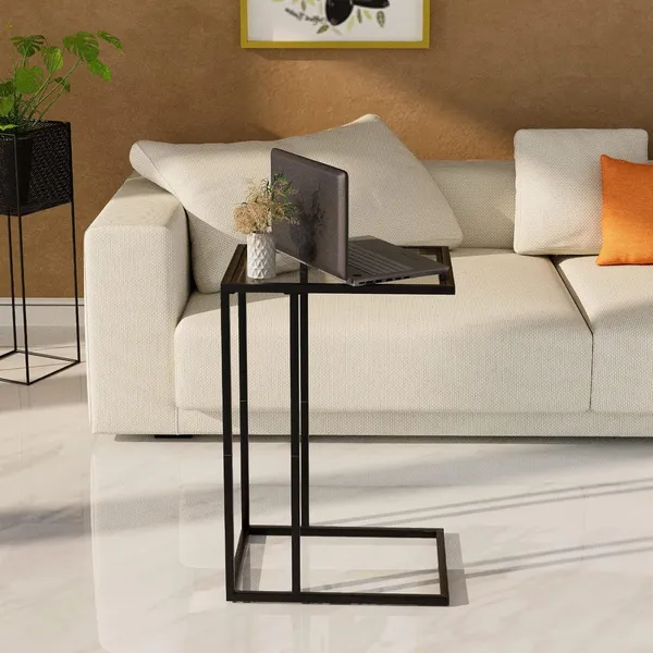 Black_Side_Table,_Tempered_Glass_Snack_Side_Table_With_Metal_Frame,_Tv_Tray_Table_For_Small_Space,_Sofa_Couch_Side_Tableand_Bed_Side_Table