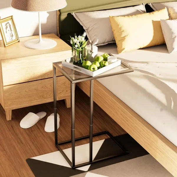 Black_Side_Table,_Tempered_Glass_Snack_Side_Table_With_Metal_Frame,_Tv_Tray_Table_For_Small_Space,_Sofa_Couch_Side_Tableand_Bed_Side_Table