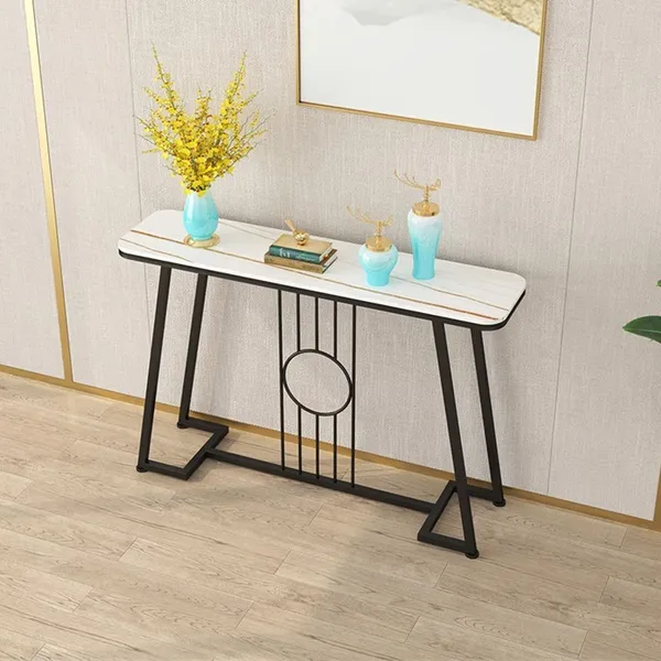 Black_Weston_Crats_console_table_for_hallway,_entryway,_or_TV_table_with_iron_legs._Multifunctional_side_table_with_a_white_finish.