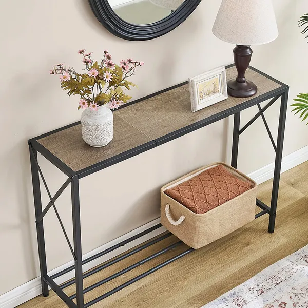 Black_Console_Table,_Entryway_Table,_Narrow_Sofa_Table_With_Shelves,_Entrance_Table_For_Hallway,_Entryway,_Living_Room,_Foyer,_Corridor,_Office,_Gold_&_Black