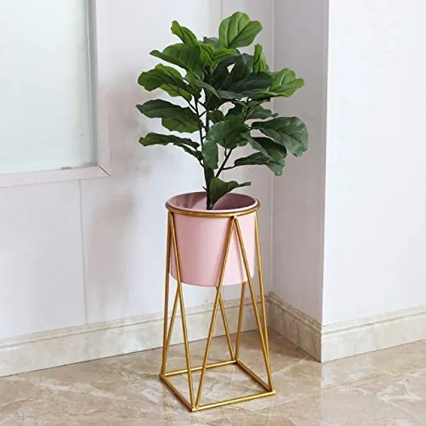 Gold_modern_flower_metal_planter_stand_with_a_galvanized_iron_sheet_pot_and_succulent_stand._Ideal_for_indoor_and_outdoor_use_with_a_pink_pot_and_a_golden_stand.