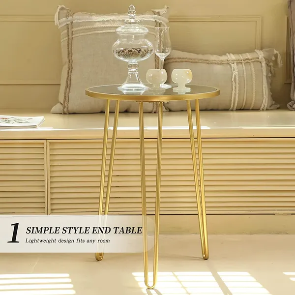 Gold_small_accent_table._Easy-to-assemble_gold_bedside_table_or_small_glass_table.