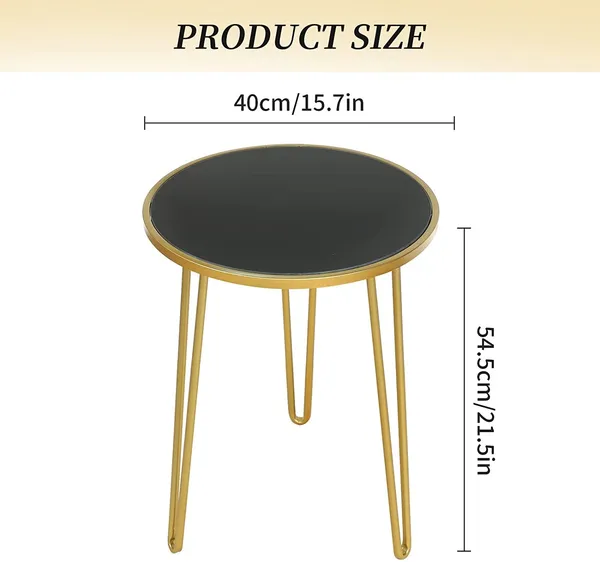 Gold_small_accent_table._Easy-to-assemble_gold_bedside_table_or_small_glass_table.