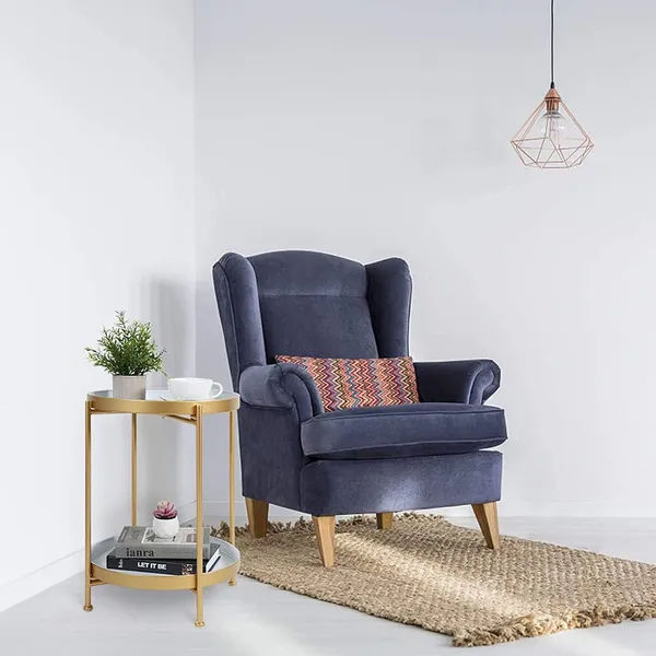 Gold_Sofa_Side_Table,_Iron_Round_Small_Coffee_Table,_2-Tier_Metal_Tray,_End_Table_For_Home_Living_Room_Corner_Table