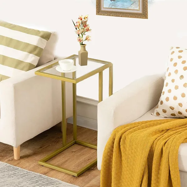 Gold_Side_Table,_Tempered_Glass_Snack_Side_Table_With_Metal_Frame,_Tv_Tray_Table_For_Small_Space,_Sofa_Couch_Side_Tableand_Bed_Side_Table