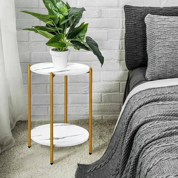 Gold_Side_Table_With_Storage_Shelf,_2-Tier_Nightstand_For_Living_Room_Bedroom,_Modern_Accent_Table_With_Metal_Frame