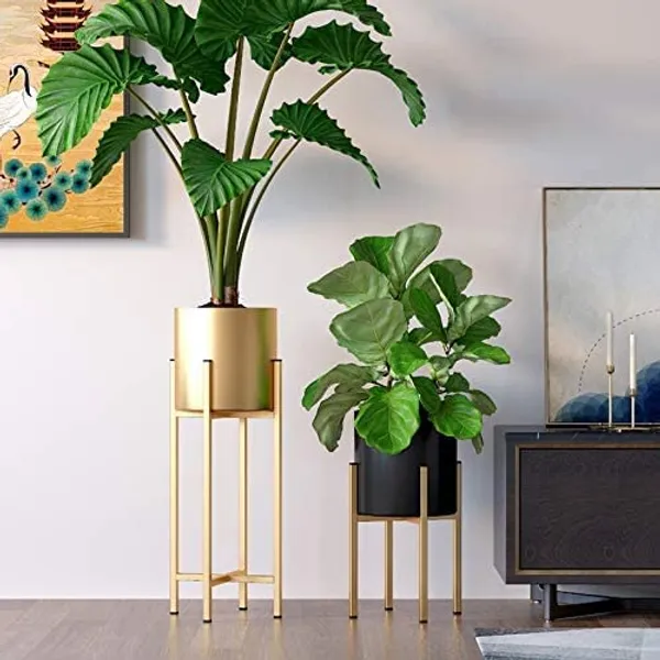 Gold_Metal_Planter_Stand_Set_Of_3_Modern_Pot_Stand_Galvanizing_Iron_Pot_More_Decor_Indoor_Outdoor_Office_Powder_Coated_Golden_Stand_Multi_Color