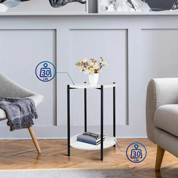Gold_Side_Table_With_Storage_Shelf,_2-Tier_Nightstand_For_Living_Room_Bedroom,_Modern_Accent_Table_With_Metal_Frame