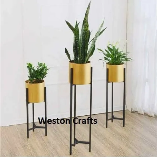 Gold_Metal_Plants_Stand_3_Gi_Pot_Black_Powder_Coating_Metal_Planter_Stand_Living_Room_Indoor_Outdoor_-_Stand_Gold_Pot_Black