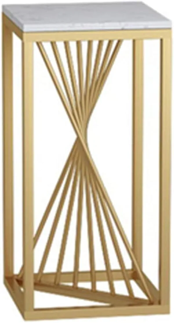 WESTON_CRAFTS_Side_Tables_Sofa_Tables_in_Dormitory_Bar_Hotel_Foyer,_Square_Multi-Purpose_MDF_Top_Metal_Entryway_Tables_Plant_Rack