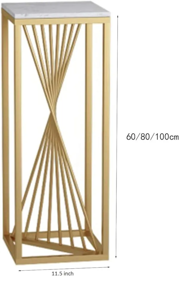 WESTON_CRAFTS_Side_Tables_Sofa_Tables_in_Dormitory_Bar_Hotel_Foyer,_Square_Multi-Purpose_MDF_Top_Metal_Entryway_Tables_Plant_Rack
