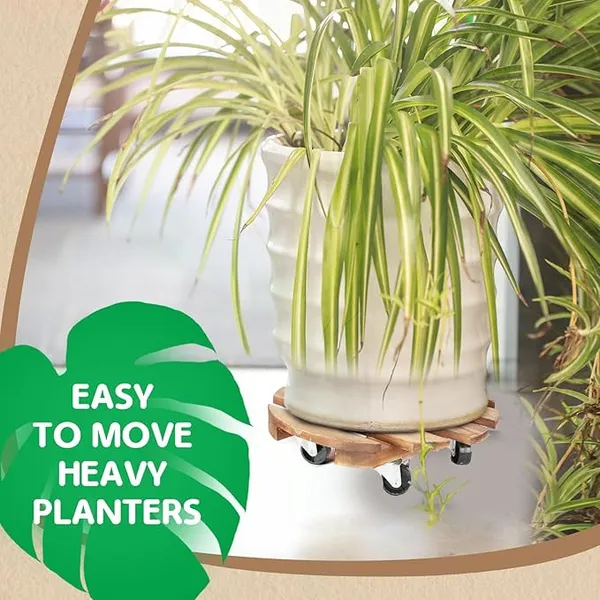 Weston_Crafts_2_Pack_Plant_Stand_with_Wheels,_Plant_Caddies_with_360°_Lockable_Smooth_Sliding_Wheels_Durable_Sturdy