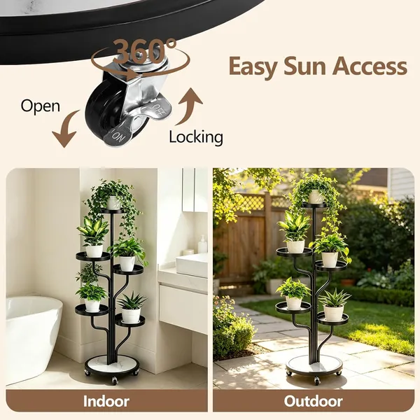 Weston_Crafts_5_Tier_Plant_Stand_with_Wheels_Outdoor_Indoor_Tall,_Metal_Flower_Shelf_for_Garden,_Patio,_Window,_Rolling_Corner_Rack_for_Displaying_Multiple_Plants,_Black