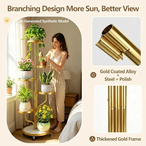 Weston_Crafts_5_Tier_Tall_Plant_Stand_Indoor,_Corner_Plant_Display_for_Living_Room_Patio_Movable_on_Lockable_Wheels,_Metal,_7"_Trays,_45"_Tall,_Space-Saving_Vertical_Design,_Multi-Tier_Plant_Organization