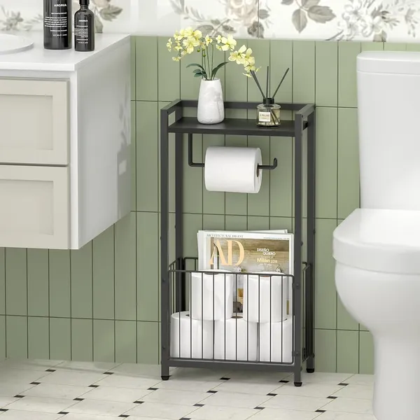 Weston_Crafts_Freestanding_Toilet_Paper_Holder_with_Storage_Shelf_–_Bathroom_Tissue_Stand_with_Space_for_Phone,_Tablet,_and_Magazines_–_All-in-One_Toilet_Roll_Dispenser_and_Organizer