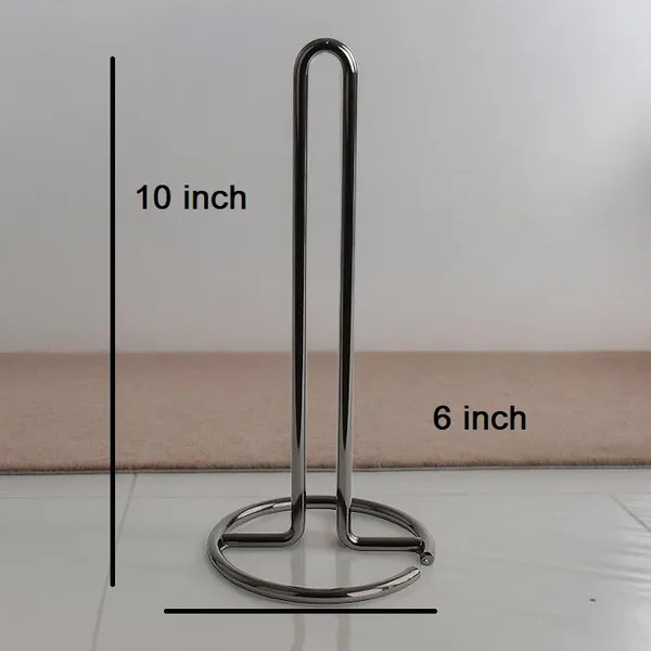 Weston_Crafts_Metal_Black_Tissue_Roll_Paper_Holder/Paper_Towel_Holder_for_Home,_Paper_Roll_Dispenser_for_Bathroom_and_Dining_Table