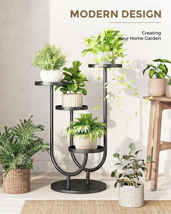 Weston_Crafts_Metal_Plant_Stand_4_Pots_Corner_Black_Plant_Shelf_for_Tall_Plant_Holder_Black_Plant_Shelves_for_Living_Room_Bedroom_Midcentury_Modern_Home_Decor