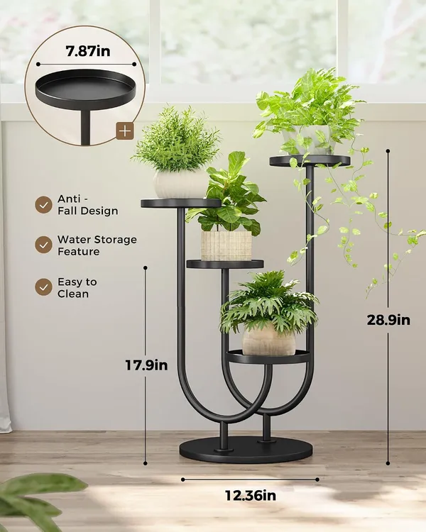Weston_Crafts_Metal_Plant_Stand_4_Pots_Corner_Black_Plant_Shelf_for_Tall_Plant_Holder_Black_Plant_Shelves_for_Living_Room_Bedroom_Midcentury_Modern_Home_Decor