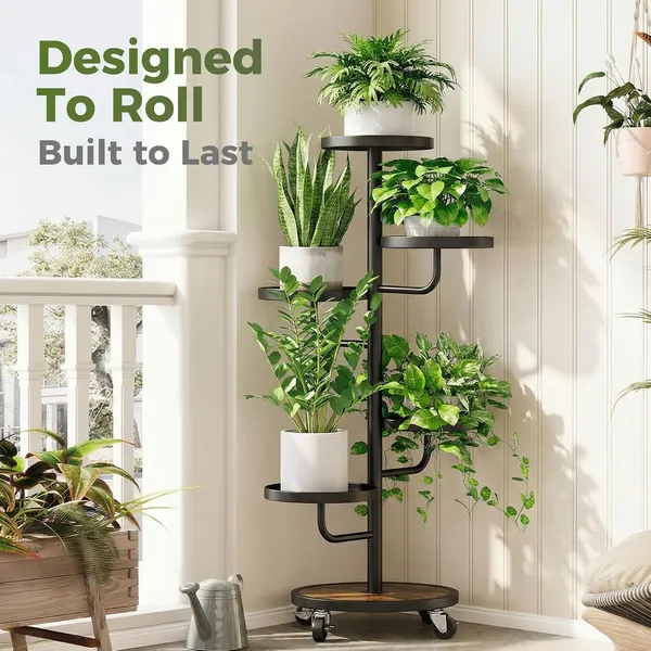 Weston_Crafts_Metal_Plant_Stand_with_Wheels,_Plant_Stand_Indoor_Black_Rolling_plant_stand_5_Tiered_Corner_Plant_Holder_Heavy_Duty_Flower_Stand_for_Patio_Balcony_Living_Room