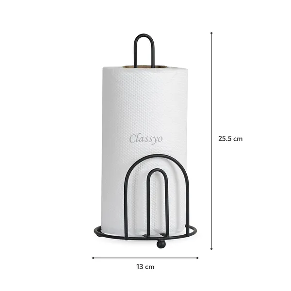 Weston_Crafts_Metal_Tissue_Roll_Holder_for_Kitchen,_Tissue_Paper_Holder_for_Bathroom_and_Dining_Table,_Kitchen_Roll_Stand,_Paper_Towel_Stand_(10_inch)__2psc