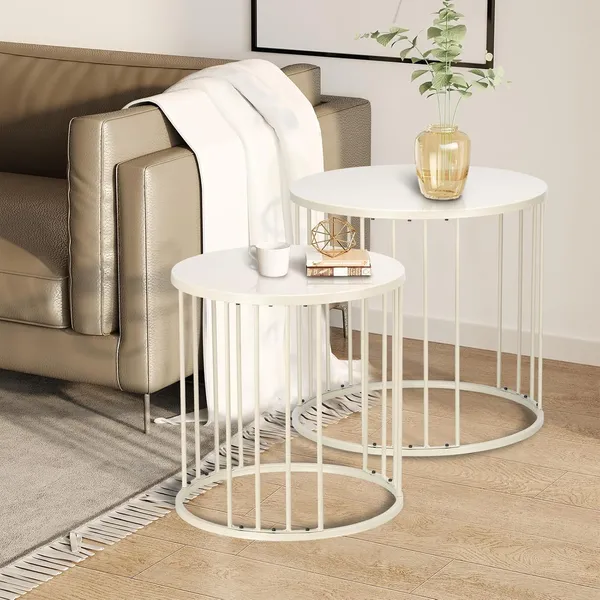 Weston_Crafts_Outdoor_Side_Table_Set_of_2,_Metal_Circle_Accent_End_Tables_for_Balcony_Backyard_Garden_Indoor_Living_Room,_Durable__Nesting_Coffee_Tables,_20”+16”_Dia