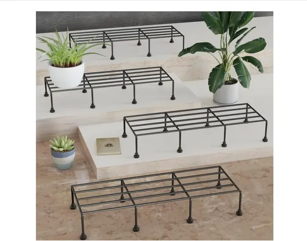 Weston_Crafts_Pack_of_4_Rectangular_Metal_Planter_Stand_-_Planter_Stand_for_Outdoor_Plants_-_Metal_Plant_Stand_for_Indoor_Plants-_Patio_Planter_Stand,24_Inch