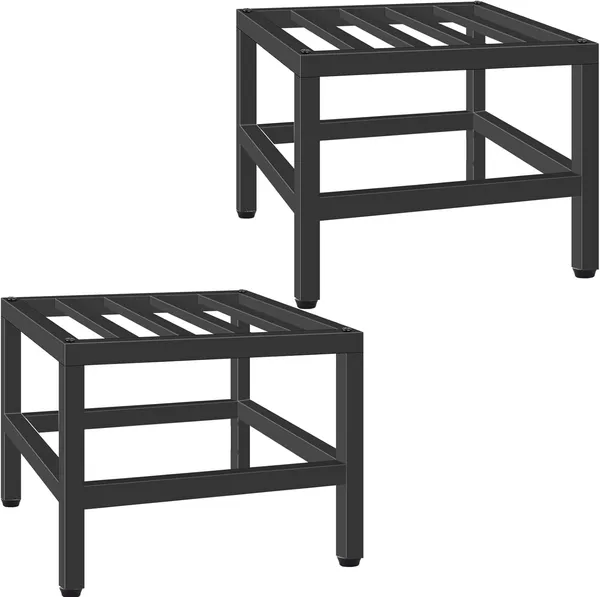Weston_Crafts_Plant_Stand_Indoor_Outdoor,_2_Pcs_Heavy_Duty_Plant_Stands_Metal_Pedestal_Stand_for_Indoor_Outdoor,