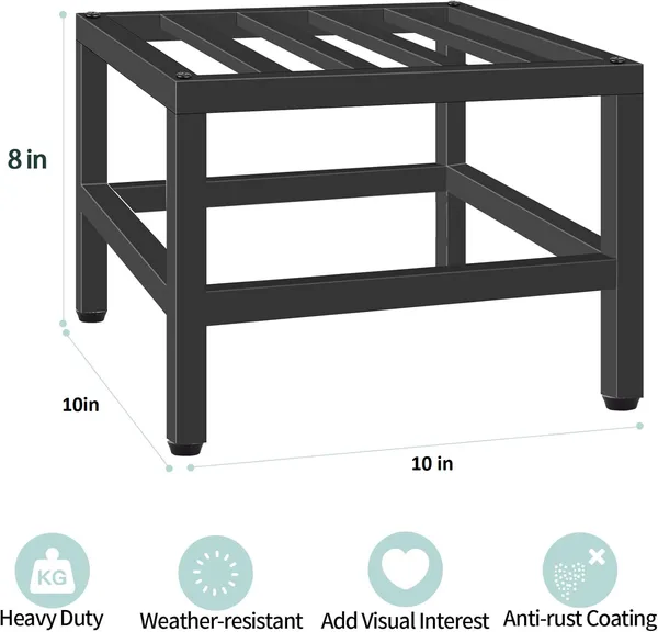 Weston_Crafts_Plant_Stand_Indoor_Outdoor,_2_Pcs_Heavy_Duty_Plant_Stands_Metal_Pedestal_Stand_for_Indoor_Outdoor,