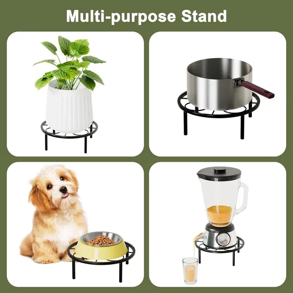 Weston_Crafts_Plant_Stand_Plant_Holder_-_Short_Plant_Riser_for_Garden_Courtyard,_Heavy_Duty_Flower_Stand_for_Multiple_Plant_Indoor_or_Outdoor.