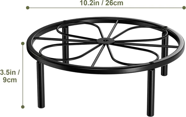 Weston_Crafts_Plant_Stand_Plant_Holder_-_Short_Plant_Riser_for_Garden_Courtyard,_Heavy_Duty_Flower_Stand_for_Multiple_Plant_Indoor_or_Outdoor.