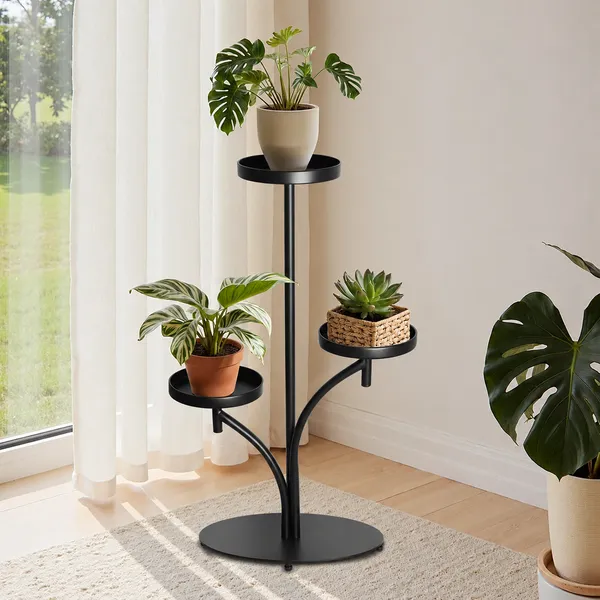 Weston_Crafts_Weston_Crafts_3_Tier_Metal_Plant_Stand_for_Indoor_&_Outdoor,_Modern_Flower_Pot_Holder_Stand,_Heavy_Duty_Decorative_Plant_Stand_for_Living_Room,_Balcony,_Garden_&_Home_Décor,_Black