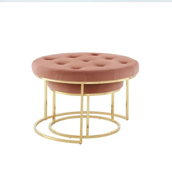 Weston_Crafts__2_Coffee_Table_for_Living_Room,_Button_Tufted_Cocktail_Ottoman_Coffee_Table_with_Velvet_Padded_Seat_Upholstered_Farmhouse_(Pink)
