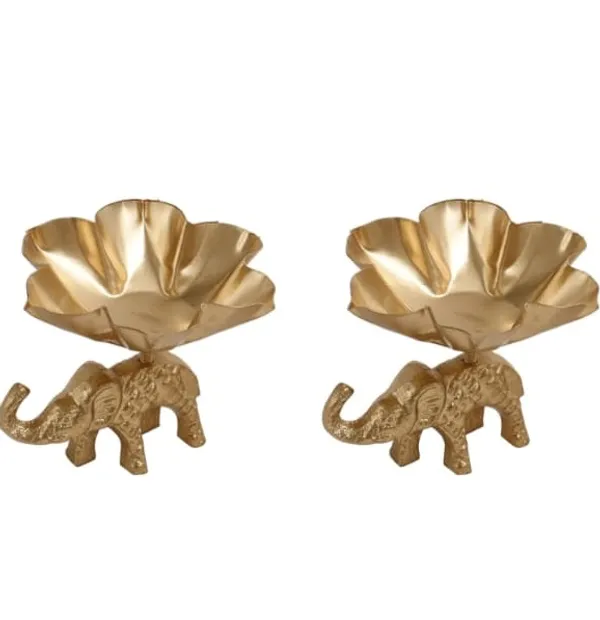 Weston_Crafts__Set_of_2_Elegant_Brass_Elephant_Bowls_|_Decorative_Lotus_Flower_Trays_for_Home_Decor,_Puja_&_Gifting
