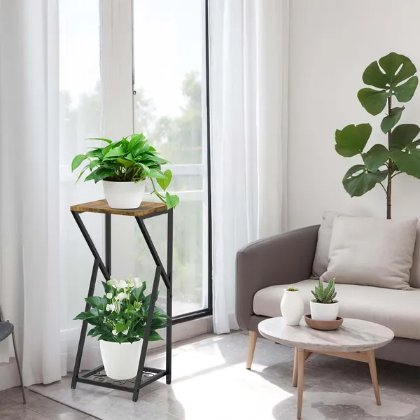 Weston_Crafts__Tall_Plant_Stand_Indoor_Corner_Metal_Plant_Stands_for_Indoor_Plants,_2_Tier_Plant_Tables_Square_Plant_Shelves_Modern_Flower_Pot_Holder_for_Living_Room_Balcony_Outdoor_Garden