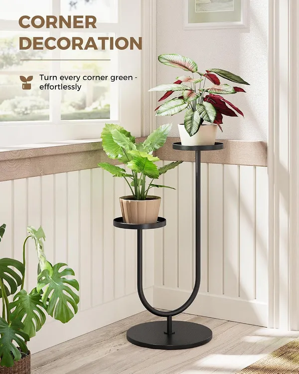 Weston_Crafts_metal_planter_stand_Indoor_Corner_Plant_Stands_2_Tier_Plant_Shelf_for_Tall_Plant_Holder_Black_Plant_Shelves_for_Living_Room_Bedroom_Midcentury_Modern