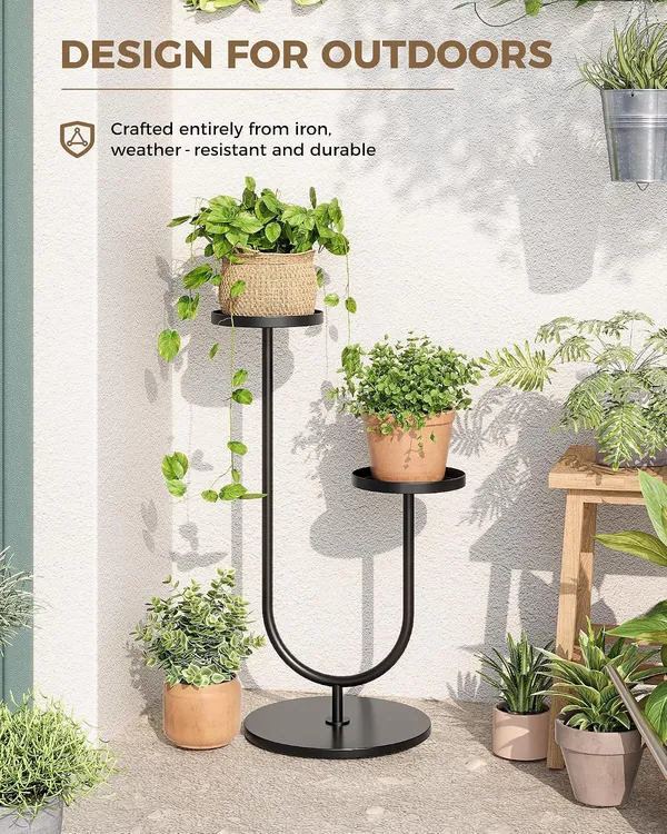 Weston_Crafts_metal_planter_stand_Indoor_Corner_Plant_Stands_2_Tier_Plant_Shelf_for_Tall_Plant_Holder_Black_Plant_Shelves_for_Living_Room_Bedroom_Midcentury_Modern