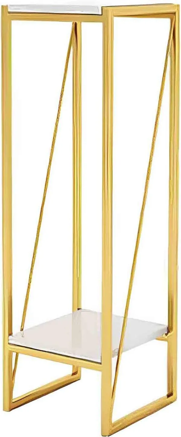 Gold_Side_Table_Corner_Tables_Compact_Metal_Plant_Stand_Flower_Pot_Holder_For_Clinic_Entrance